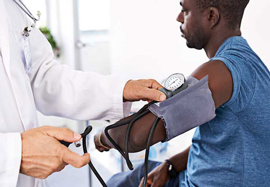 Male Patient Taking Blood Presure